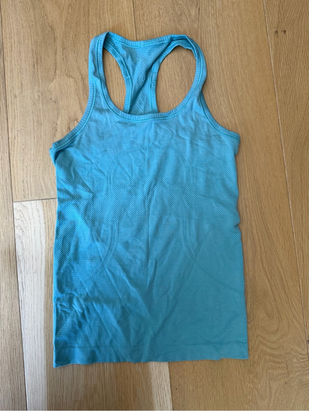 lululemon athletica Turquoise Racerback Tank Top